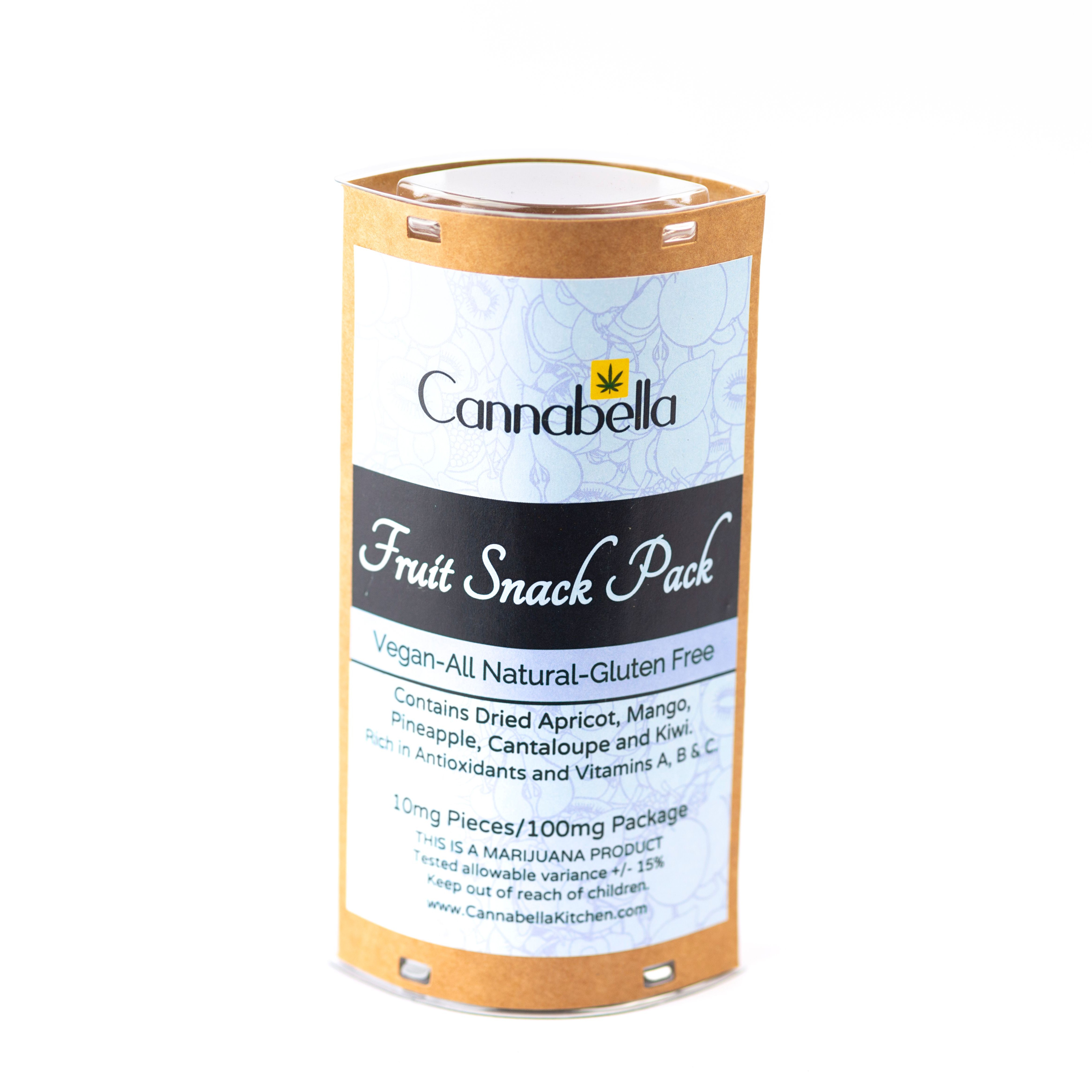 Cannabella Dried Fruit Snack Pack 100mg 10 Pack Leafly